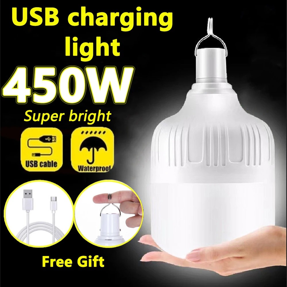 Power Outage Light - USB充電式LED多機能非常灯 家庭用/屋外用ポータブルランタン 緊急ランプ バーベキューキャンプライト