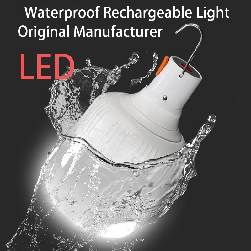USB充電式LEDキャンプ用電球、持ち運び可能な吊り下げ式テ - Power Outage Light のレビューと価格