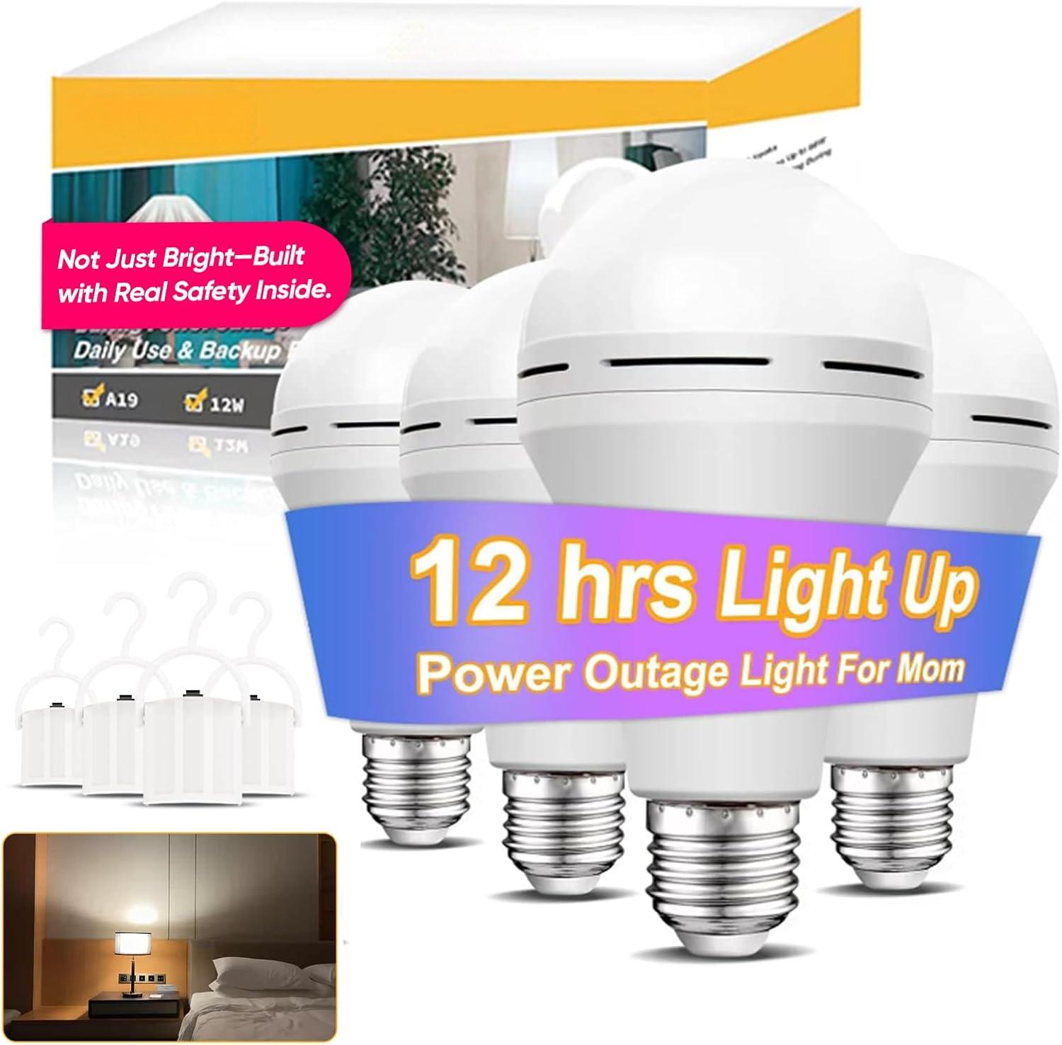 緊急充電式電球、停電時も点灯、15W 80W相当LED電球、 - Power Outage Light のレビューと価格