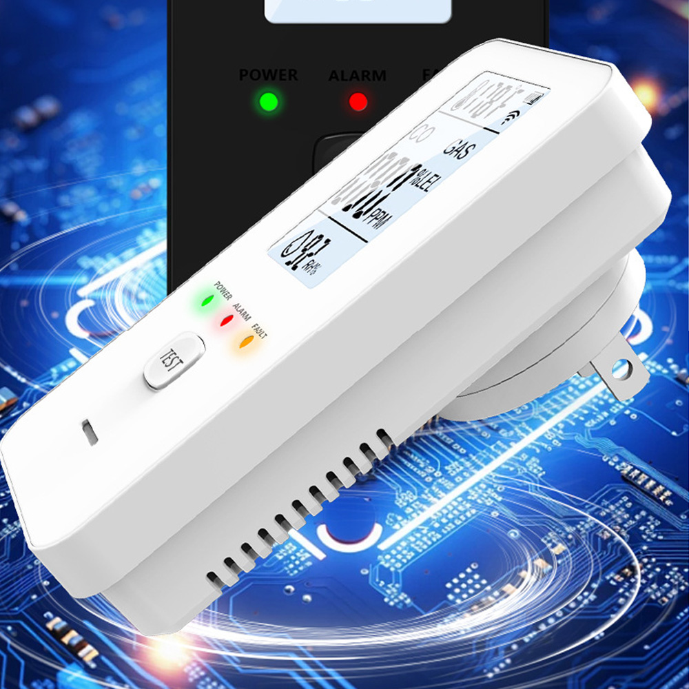 天然ガス・一酸化炭素検知器（HDディスプレイ画面付き）温度・ - Co Detector Plug のレビューと価格