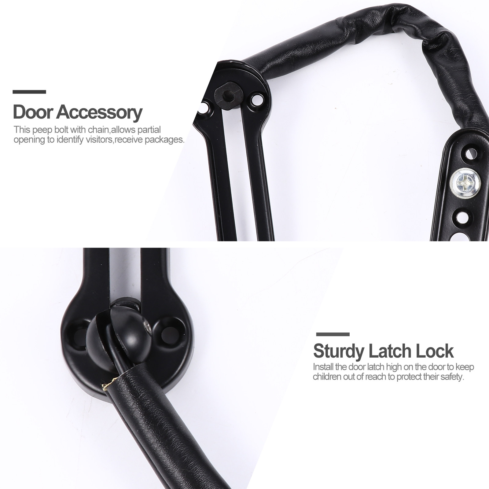 2個入り、防犯用ドアチェーンラッチ、ステンレス製、家庭、オフ - Security Chain Door のレビューと価格
