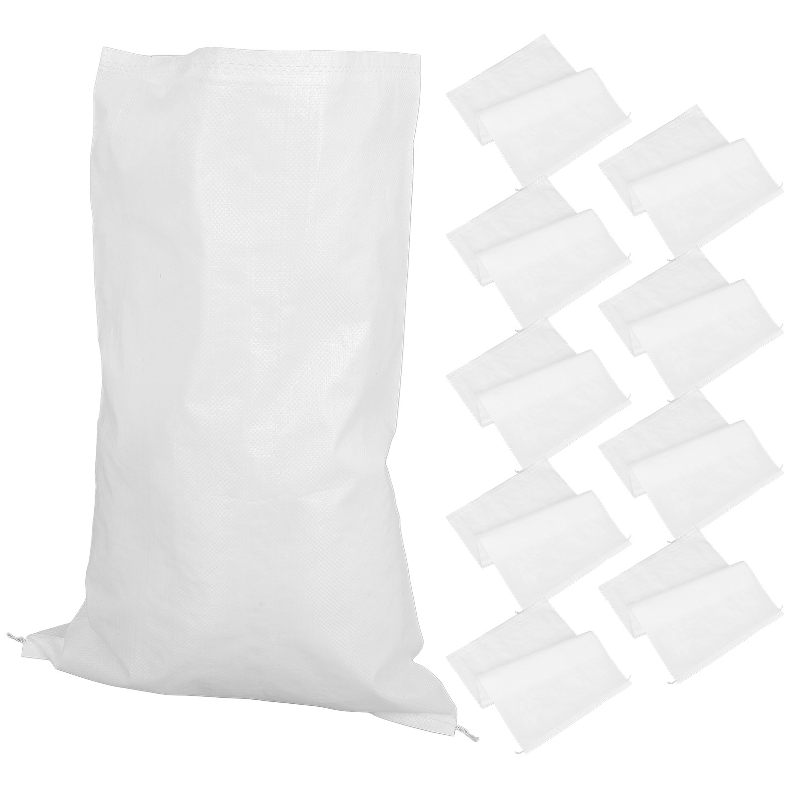 20個入り、大容量の土嚢。厚手のPP素材を使用し、洪水対策や - Flood Barrier Bag のレビューと価格