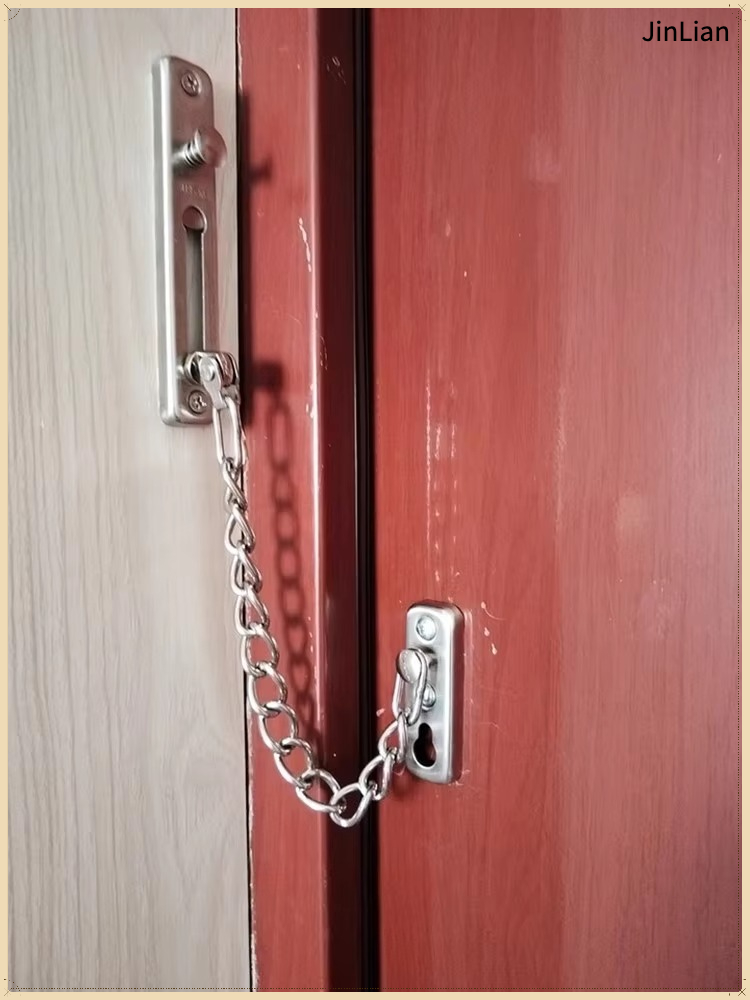 ステンレス製ドアチェーン1個。家具やキャビネットのドアに取り - Security Chain Door のレビューと価格