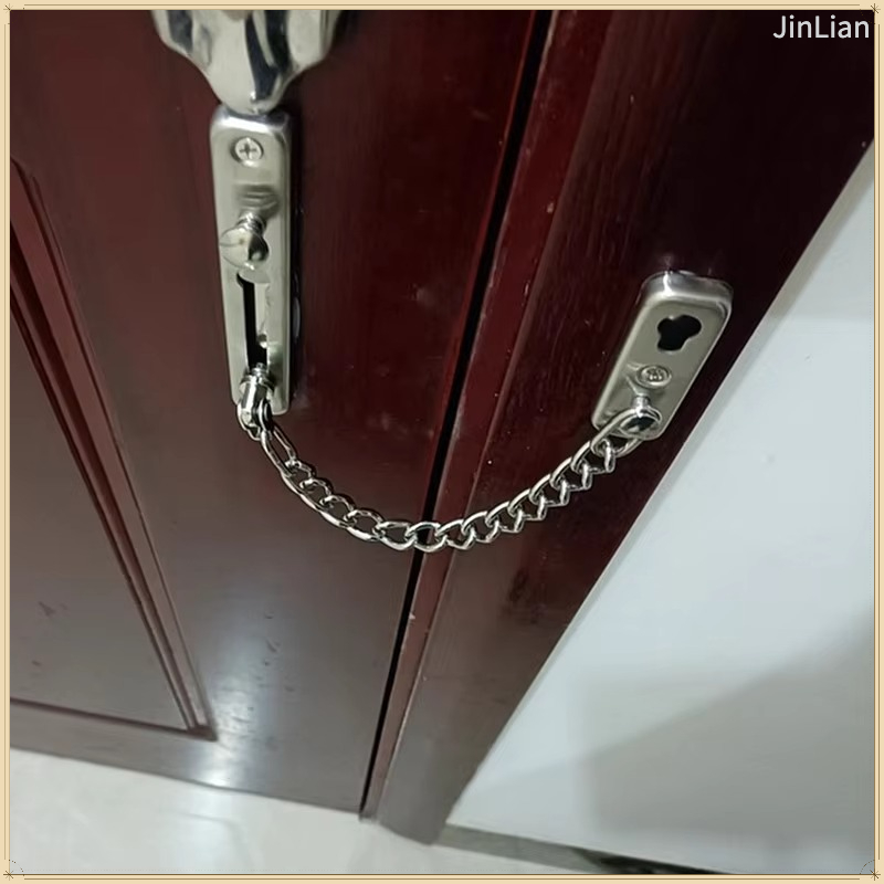 ステンレス製ドアチェーン1個。家具やキャビネットのドアに取り - Security Chain Door のレビューと価格