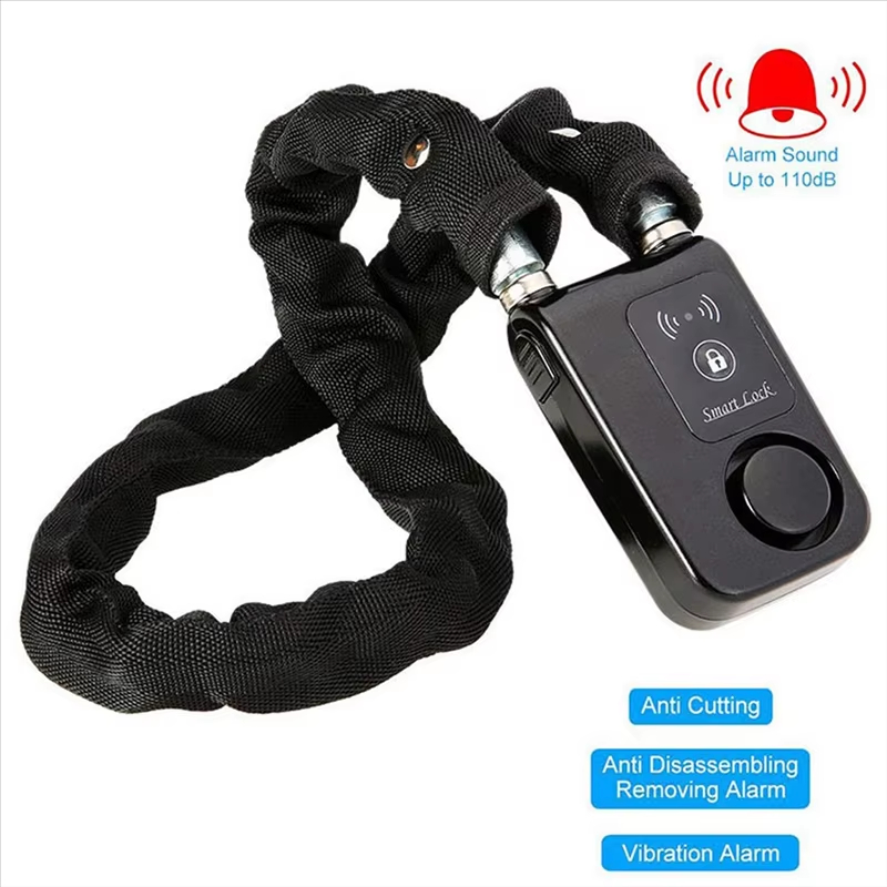 Bluetooth対応スマートチェーンロック。鍵不要で、自転 - Security Chain Door のレビューと価格