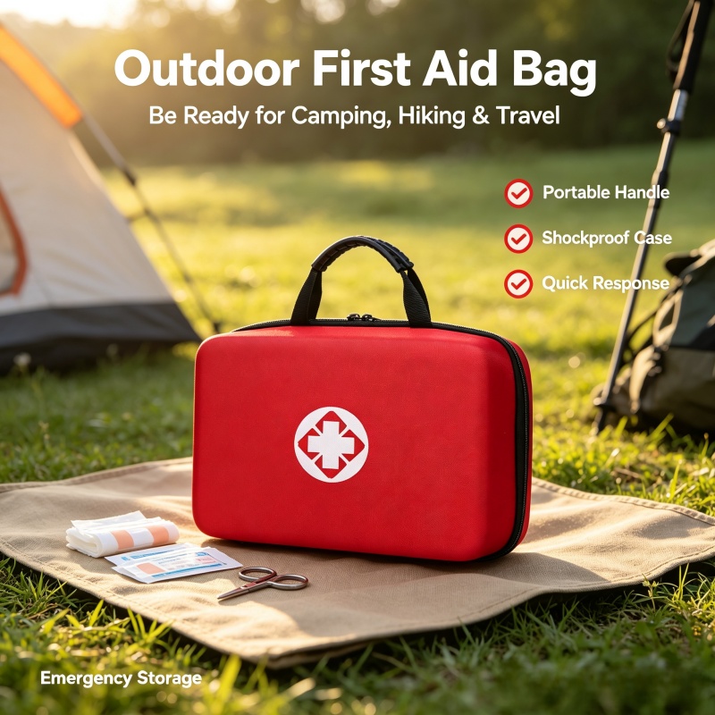 ポータブルハードシェル救急キット、EVA緊急医療収納バッグ、 - First Aid Bag Kit のレビューと価格